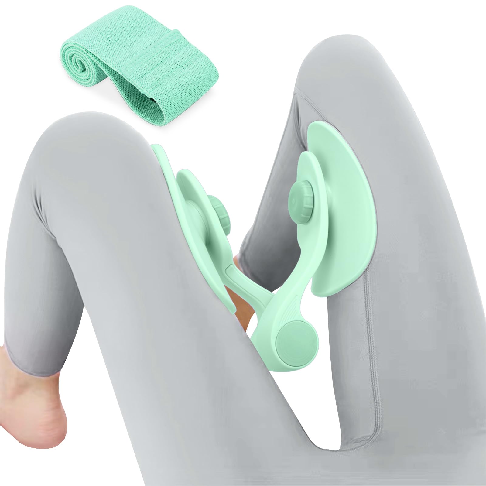 Thigh Trainer Kegel Exerciser, Pelvic Floor Trainer, Kegel Trainer for Postpartum Rehabilitation, Trimmer Inner Thigh, Thigh Toner Workout