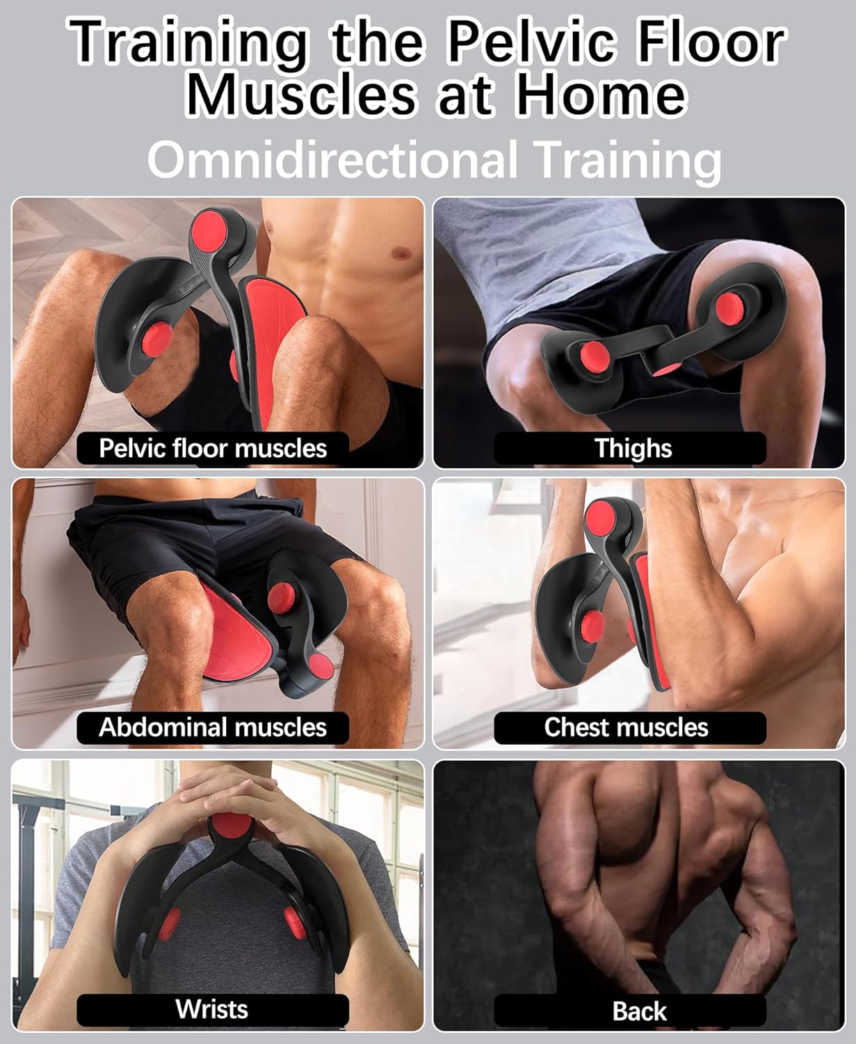 Thigh Trainer Kegel Exerciser, Pelvic Floor Trainer, Kegel Trainer for Postpartum Rehabilitation, Trimmer Inner Thigh, Thigh Toner Workout