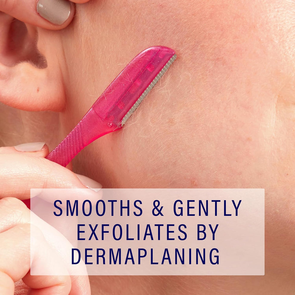 Dermaplaning Razors – 3ct Face Shavers for Women