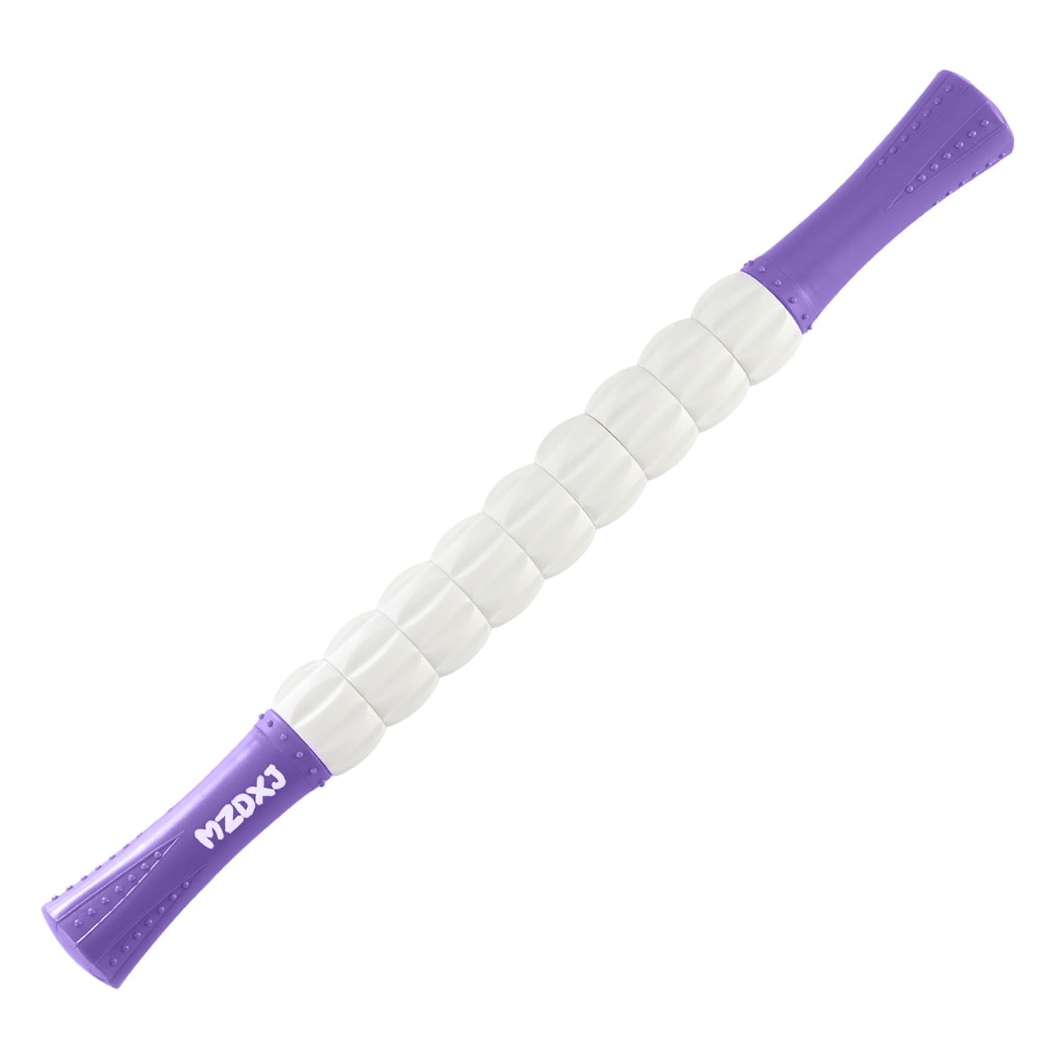 Muscle Roller Massage Roller Stick for Athletes, Help Reducing Muscle Soreness Cramping Tightness Leg Arms Back Calves Muscle Massager（Purple Black- 18 inch）