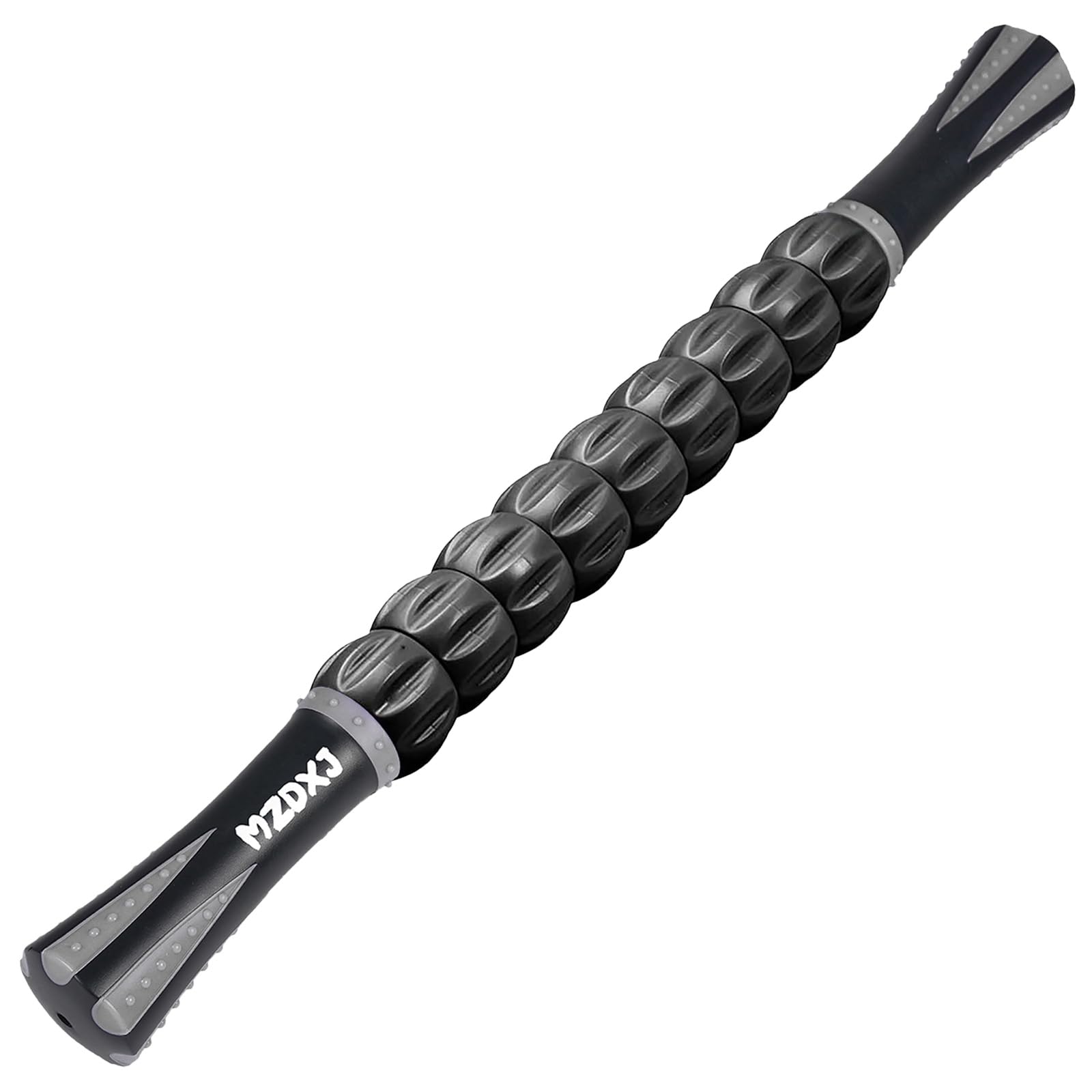 Muscle Roller Massage Roller Stick for Athletes, Help Reducing Muscle Soreness Cramping Tightness Leg Arms Back Calves Muscle Massager（Purple Black- 18 inch）