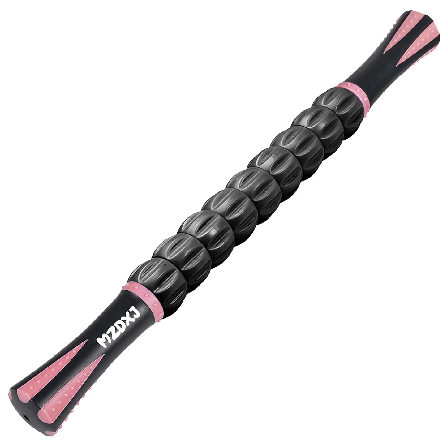 Muscle Roller Massage Roller Stick for Athletes, Help Reducing Muscle Soreness Cramping Tightness Leg Arms Back Calves Muscle Massager（Purple Black- 18 inch）