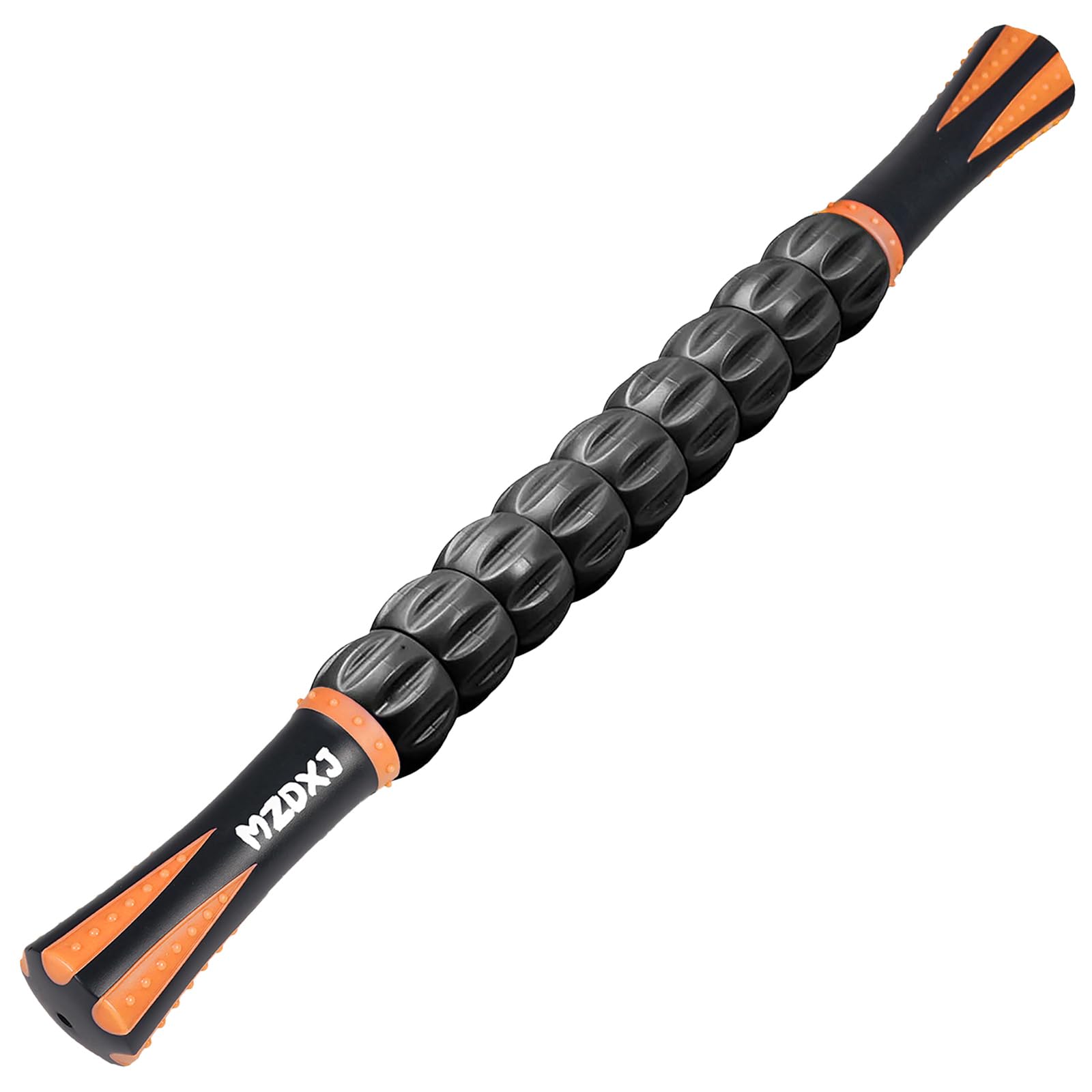 Muscle Roller Massage Roller Stick for Athletes, Help Reducing Muscle Soreness Cramping Tightness Leg Arms Back Calves Muscle Massager（Purple Black- 18 inch）