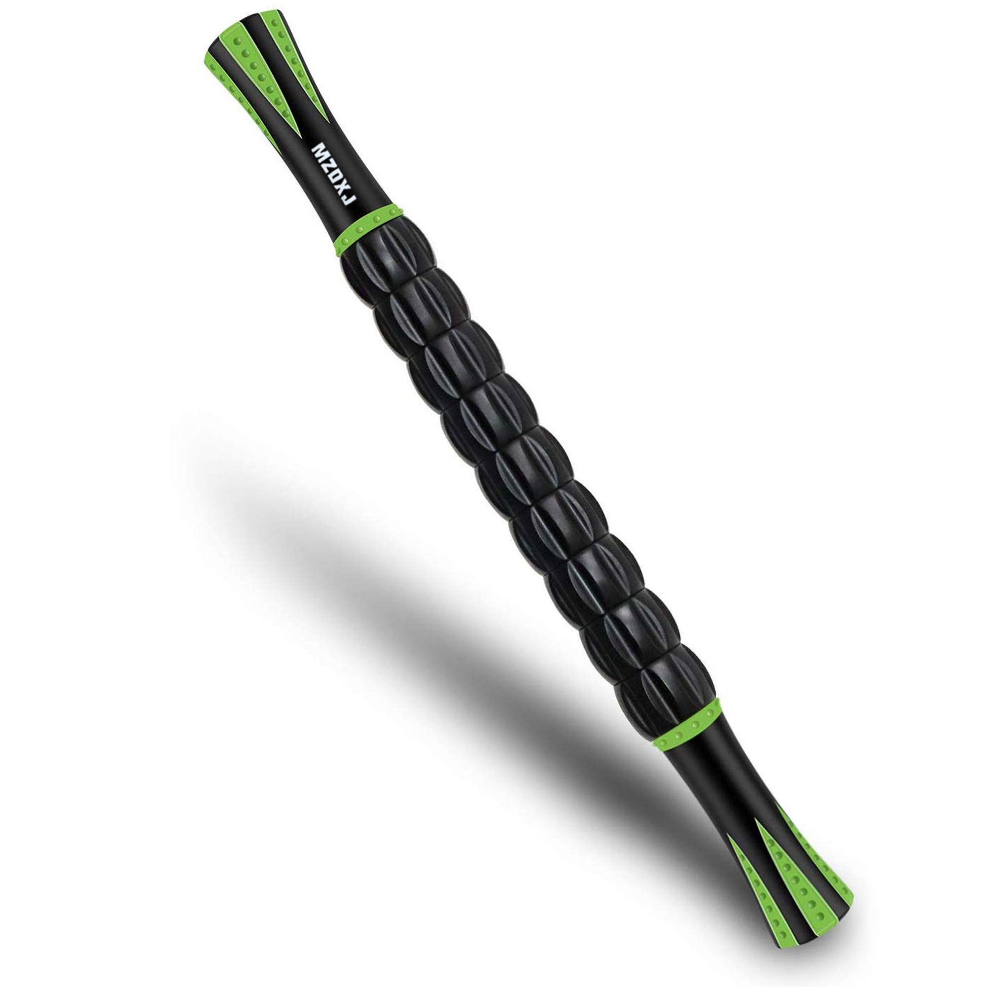 Muscle Roller Massage Roller Stick for Athletes, Help Reducing Muscle Soreness Cramping Tightness Leg Arms Back Calves Muscle Massager（Purple Black- 18 inch）