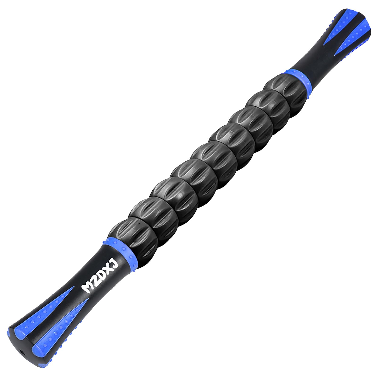 Muscle Roller Massage Roller Stick for Athletes, Help Reducing Muscle Soreness Cramping Tightness Leg Arms Back Calves Muscle Massager（Purple Black- 18 inch）